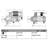 ������� Heavy duty 12V 2.7Kw Toyota DSN2112 ����