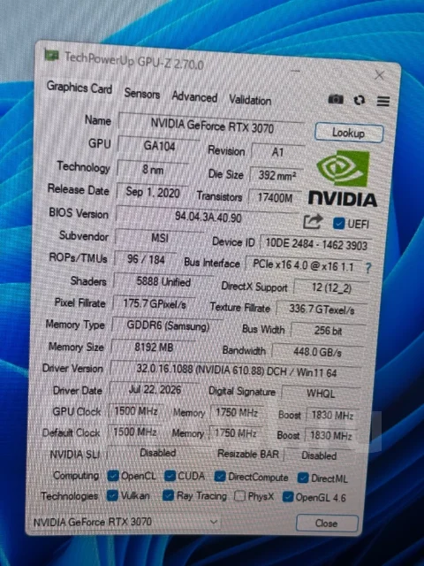 GeForce RTX 3070 ����