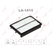 ������ ��������� LYNXauto, ���. LA-1415 LA1415 ����