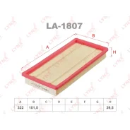 ������ ��������� LYNXauto, ���. LA-1807 LA1807 ����