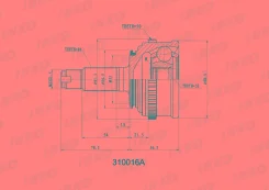 ���� ������� 26/32 ABS 50 ����� ����/��� INKO [310016A] 310016A ����