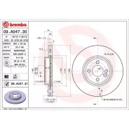 ���� ��������� MINI R55/R58/R59 11- �����. ����. (���. 2 ��. ) Brembo 09A04731 Brembo 09A04731 09A04731 ����