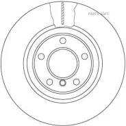 ���� ��������� BMW 5 F10/11 10- �������� ����. D 330��. TRW DF6616S TRW DF6616S DF6616S ����