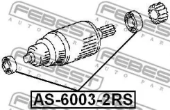 ��������� ���������! 17x35x10 Mazda 3 Bk 03-08 Febest AS60032RS AS60032RS ����