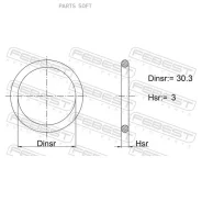 ������ �������������� 30.3X3 19400-001 Febest 19400001 19400001 ����