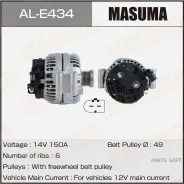 ��������� BMW / N43B20, N52B30, N46B20 (14V/150A) Masuma AL-E434 Masuma ALE434 ALE434 ����