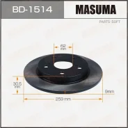���� ��������� [��. 2 ��. ���� �� 1 ��. ] Masuma BD-1514 Masuma BD1514 BD1514 ����