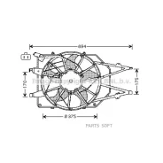 ���������� FORD Focus 98-04 1.6-2.0 ���������� ��������� AVA FD7532 ����