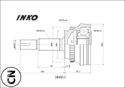 ���� ������� 26/27 ABS 48 | ����� ����/��� | 380015 Inko 380015 380015 ����