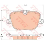 ������� ��������� �������� TRW, �������� �� ��� (4 ��), ���. GDB1824 GDB1824 ����
