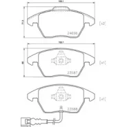 ������� ��������� �������� Brembo, �������� �� ��� (4 ��), ���. P85146 P85146 ����