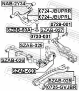 ����� ������ ������� ������ Grand Vitara (2006) [178Febest0724Jbuprr] 0724JBUPRR ����