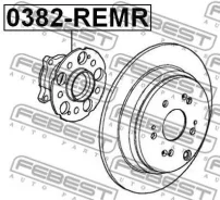 ������� ������ Honda CR-V 2007-2012 [178Febest0382REMR] 0382REMR ����