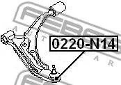 ����� ������� ������ �������� �������� Nissan P10/P11/N14/N16 [178Febest0220N14] 0220N14 ����