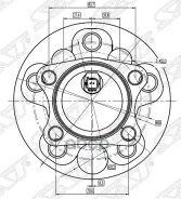 ��������� ���� Toyota Corolla (E150, E180) 06-19 / Auris 06-18 (������=�����/ �����) [178Satst4245012090], �����/������ ������ ST4245012090 ����