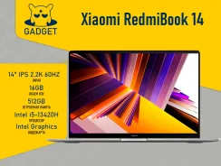 Xiaomi RedmiBook 14. 14", 4,9����, ��� 16 ��, ���� 512���, WiFi: 1, Bluetooth: 1, ����������� �� 10��. ����