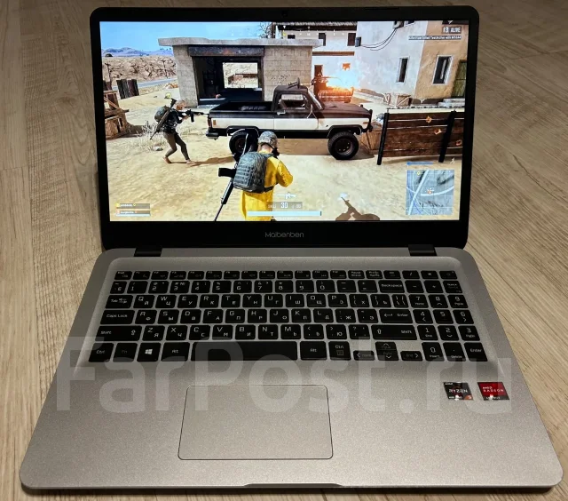 Maibenben. 15.6", 4����, ��� 8 ��, ���� 512���, WiFi: 1, Bluetooth: 1, ����������� �� 7��. ����