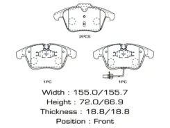 ������� ��������� �������� AUDI A5 8T 2007-2011, A4 B8 2011-2015, A5 8T 2011-2016, A4 B8 2007-2011 MSE0020 ����