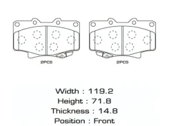 ������� ��������� �������� Toyota LAND Cruiser 80 1989-1997 Masuma MS1242 MS1242 ����