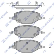 ������� ��������� �������� Geely Coolray SX11 1.5L 18/08- Belgee X50 23/07- Sangsin Brake SP2830 SP2830 ����