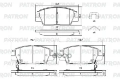������� ��������� �������� ���. Buick Envista / Chevrolet Malibu/Trax/Equinox / GMC Terrain 17- (16 inch / brake J60 / ����. ���� 300 ��) Patron ���....