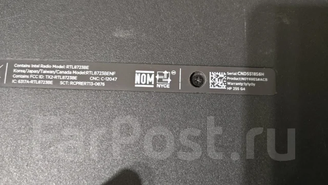 HP 250 G6. 15.6", 1,4����, ��� 2048 ��, ���� 500���, WiFi: 1, Bluetooth: 1 ����