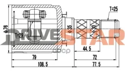 ���� �������� 30x52x27 Drivestar ���. ICJF2002F ICJF2002F ����