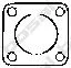 ������ �������������� RENA JEEP CHER 87-91 JEEP Cherokee 2,1TD 10/84- Bosal 256574 256574 ����