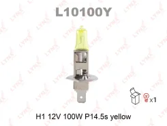 ����� ����������� �1 12V100W P14,5s Yellow H1 12V100W P14.5S Yellow Lynxauto L10100Y L10100Y ����