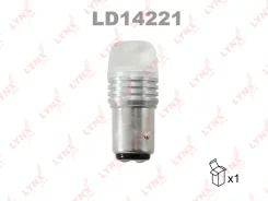 ����� ������������ LED P21/5W S25 12V BAY15d 12000K Lynxauto LD14221 LD14221 ����