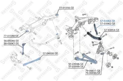 ����� ������ �������� ������� ����� Audi Q7, VW Touareg all 02 AUDI Q7, VW Touareg all 02 Stellox 5703983SX 5703983SX ����