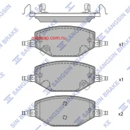 ������� ��������� ��������! Geely Coolray SX-11/Coolray 20- SP2830 Sangsin Brake SP2830 SP2830 ����
