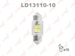 ����� ������������ led c10w t11x31 12v sv8, 5-8 smdx4 6800k Lynxauto [LD1311010] LD1311010 ����