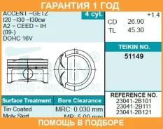 ������� ��������� (4��. ����) Teikin / 51149050 �������� 12 ��� 51149050 ����