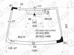 ������ ������� � ���� Toyota Corolla Fielder 4D/5D/Allex/RUNX/BYD F3/Solano 00- KE120WVCPLFW ����