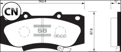 ������� ��������� ��������, �������� Sangsin Brake SP1484 SP1484 ����