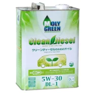 MolyGreen Clean Diesel. 5W-30, �������������, 4��. ����