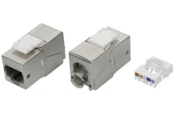 ������ keystone DKC rj45 cat5e ��������������(stp), 90 ��������, ����������� (����-������ s19) 12�� RNK5EF90TL ����