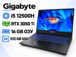Gigabyte G5. 15.6", 5����, ��� 16 ��, ���� 512���, WiFi: 1, Bluetooth: 1, ����������� �� 3��. ����
