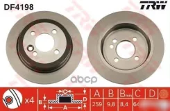 ���� ��������� ������ mini (R50, R56) (259��) D DF4198 TRW DF4198 ����