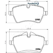 ������� ��������� MINI ONE/Cooper 1.6 03- �������� Japanparts PA0136AF PA0136AF ����