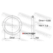 ������ �������������� 6.85x1.9 | ����/��� | Febest 04400005 04400005 ����