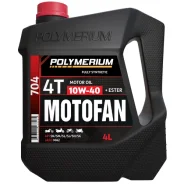 Polymerium Motofan 4T. 10W-40, �������������, 4��. ����