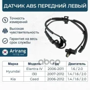 ������ ��� �������� ����� Hyundai (Elantra IV 06-10/i30 I 07-09/i30 I 09-12), Kia (Ceed I 07-10/Ceed I 10-12) 598101H300 Kia ����� Arirang ���. AS8010...