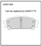 ������� ��������� �������� ��� Subaru Impreza 2.0I WRX Turbo 02 Alliednippon ADB31596 ADB31596 ����
