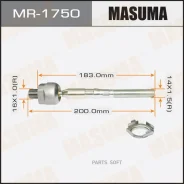 ������� ���� Masuma Mazda Demio / DY3W 05-07 Masuma MR1750 MR1750 ����