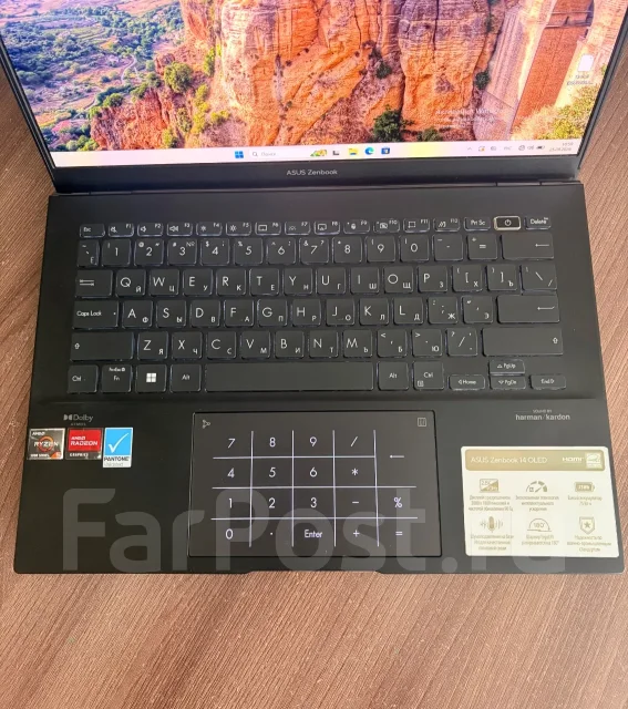 Asus ZenBook 14 OLED. 14", ��� 8 ��, ���� 512���, WiFi: 1, Bluetooth: 1 ����