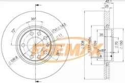 ��������� ���� OPEL: Astra, Zafira, Corsa, ADAM, Meriva; SAAB: 9-5, 9-3 Fremax BD9061 BD9061 ����