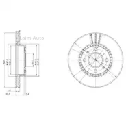 ���� ����. ���. ����. [247x18] 4 ���. Nissan Almera 1.4-2.0 [-ABS] 10/95-02/00 BG3134 ����