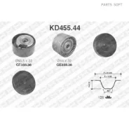 �������� ����� ��� Renault Laguna (B56/K56) - Renault Laguna II (BG0) NTN-SNR KD45544 KD45544 ����